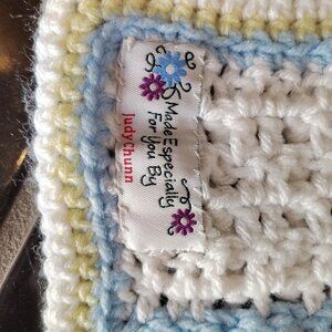 Handcrafted crochet baby blanket